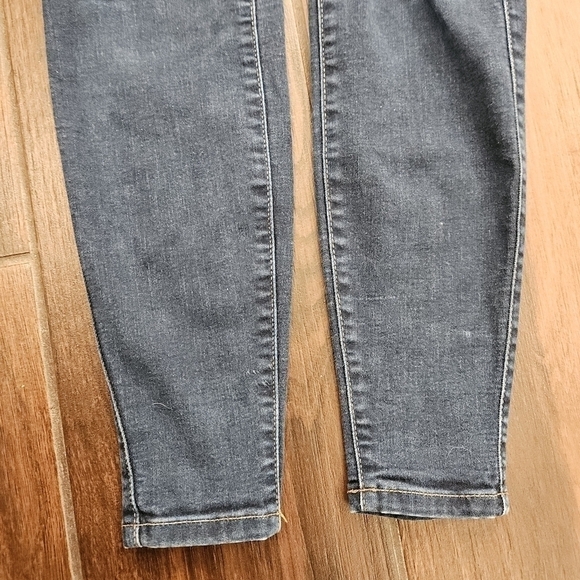 Torrid Button Fly Dark Wash Denim Blue High Waisted Jegging 10R Rinse Jeans - Picture 8 of 12